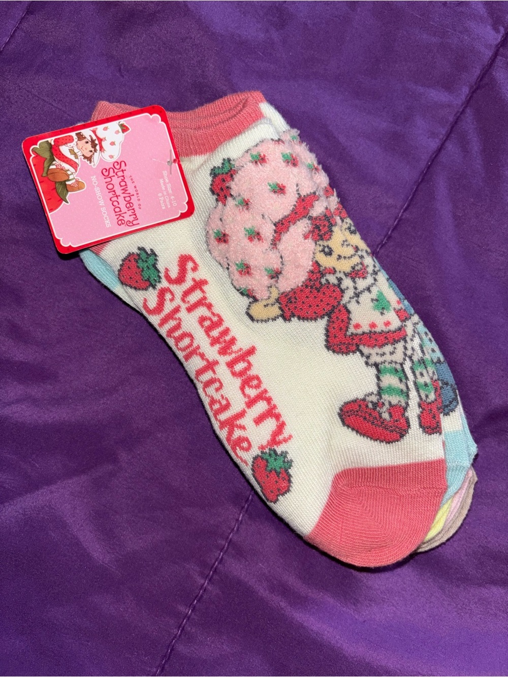 Strawberry Shortcake Ankle Socks - 5 pairs